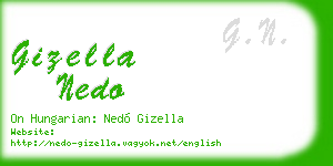 gizella nedo business card